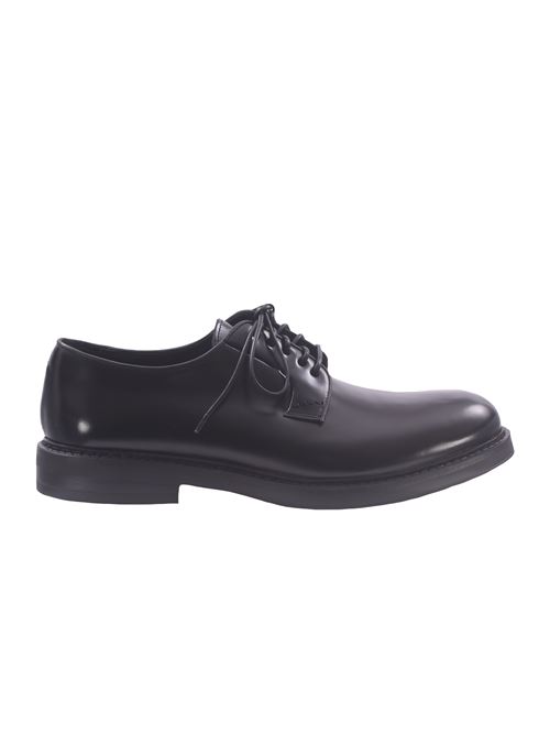 leather derby shoes CALCE | X1722ROVERANTIC BLACK
